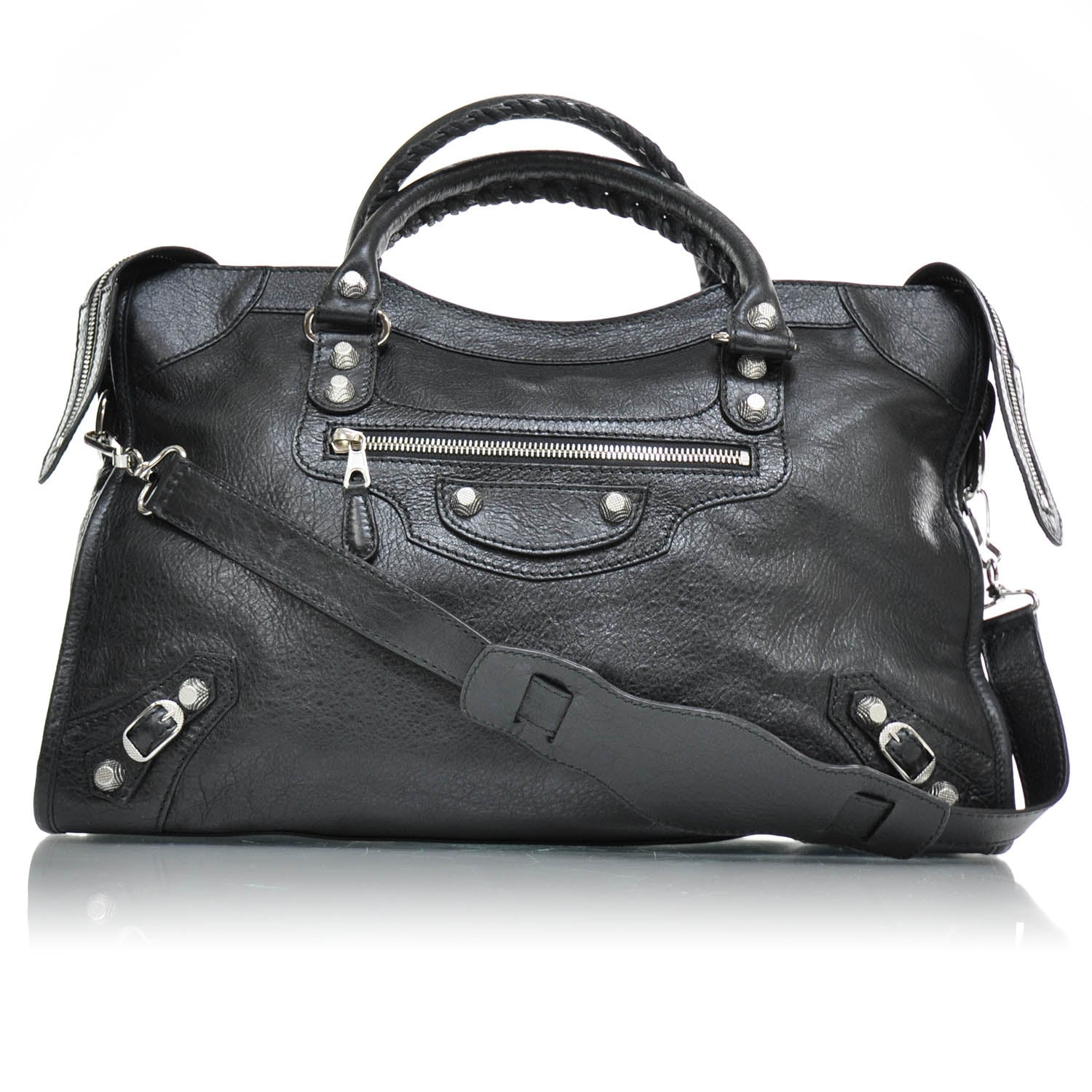 Balenciaga Agneau Giant 12 Nickel City Black 1 of 14