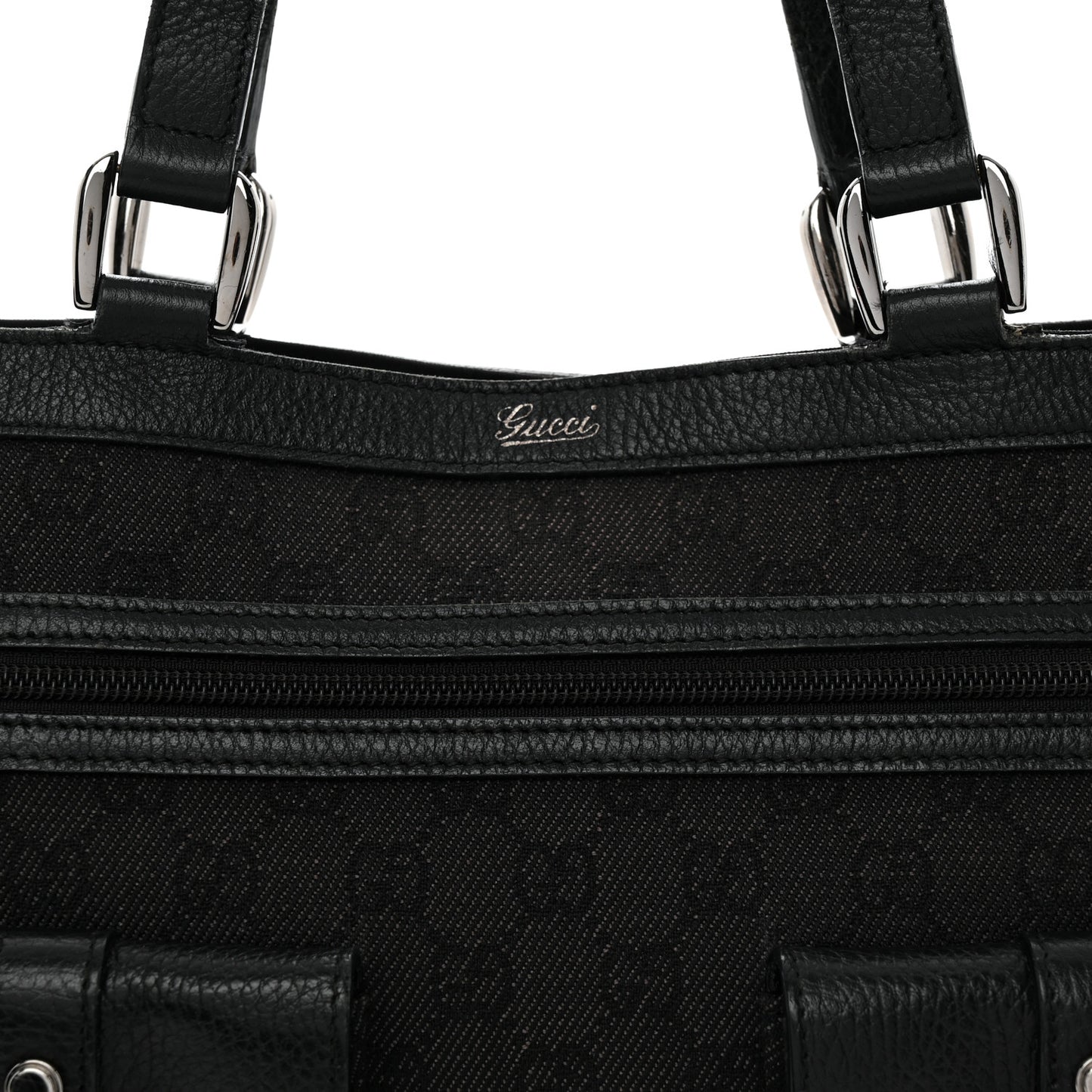 Monogram Abbey D Ring Tote Black