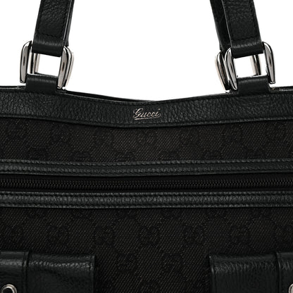Gucci Monogram Abbey D Ring Tote Black 8 of 13