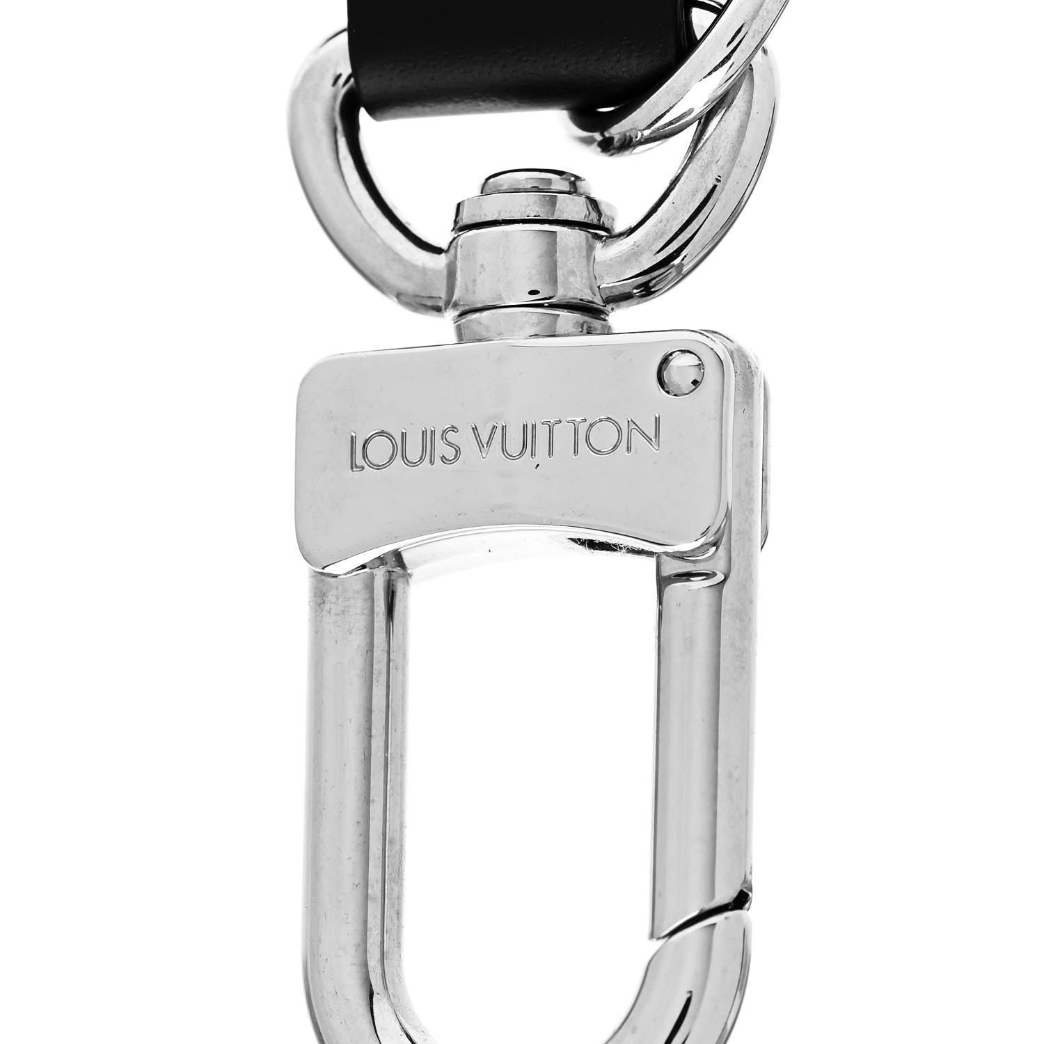 Louis Vuitton Damier Graphite Portocre Padded Window Rose Bag Charm Key Ring 3 of 6