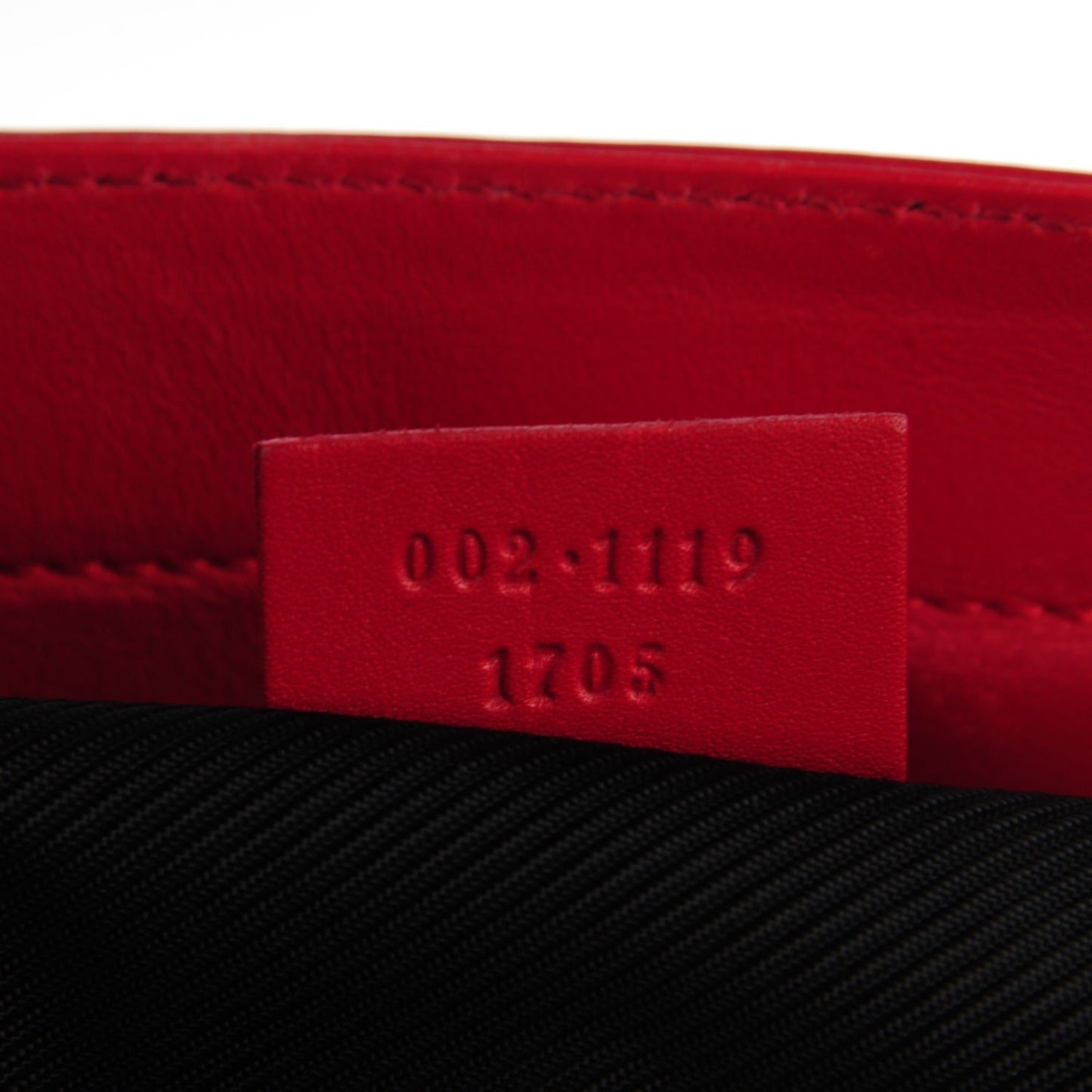 GG Monogram Zippered Tote Navy Red