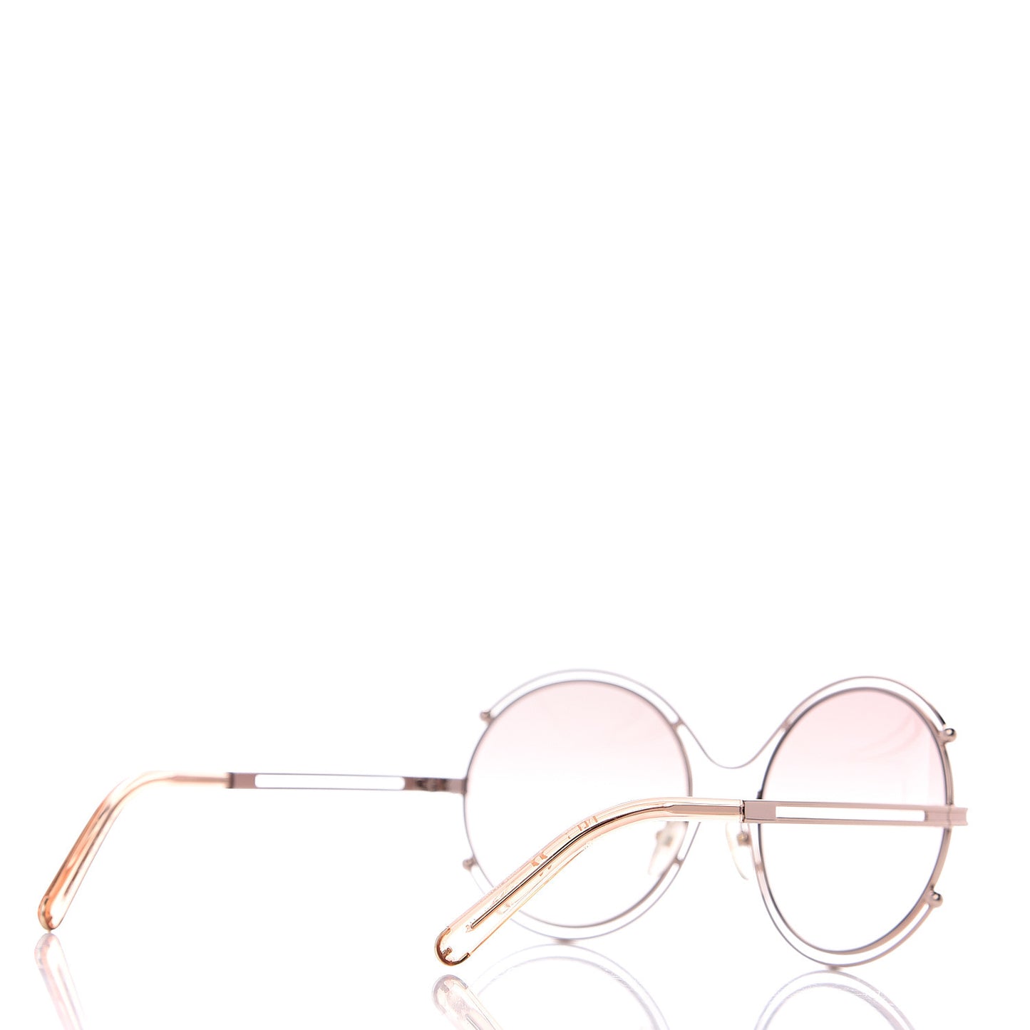 Isidora Oversized Round Sunglasses CE122S Rose Gold