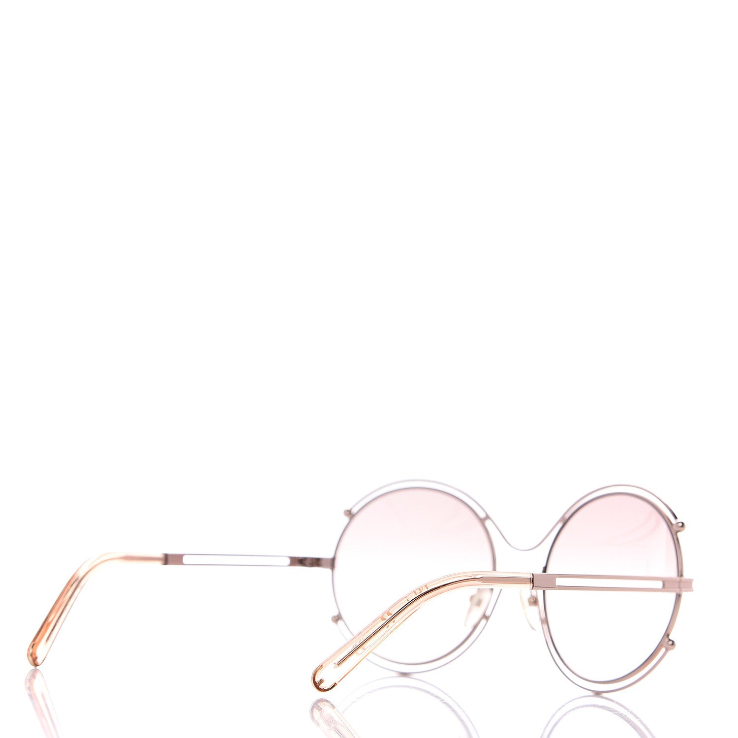 Chloe Isidora Oversized Round Sunglasses CE122S Rose Gold 4 of 6