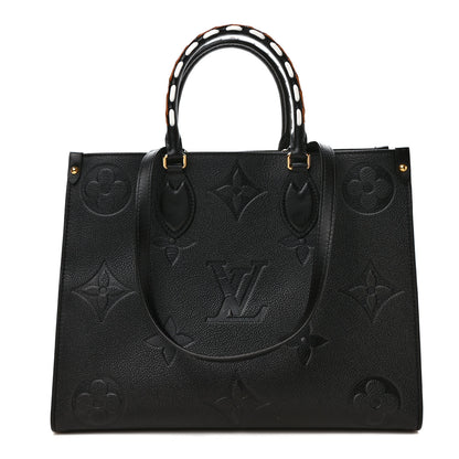 Louis Vuitton Empreinte Monogram Giant Wild At Heart Onthego MM Black 1 of 8