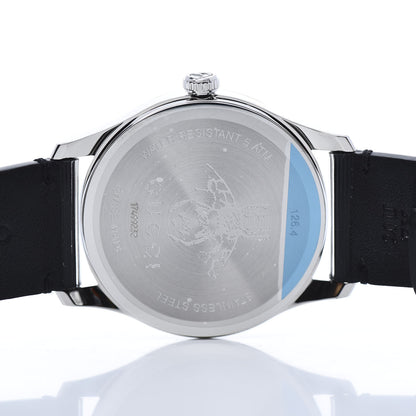 Gucci Stainless Steel Calfskin 38mm G-Timeless Bee Star Hologram Quartz Watch Black 5 of 8