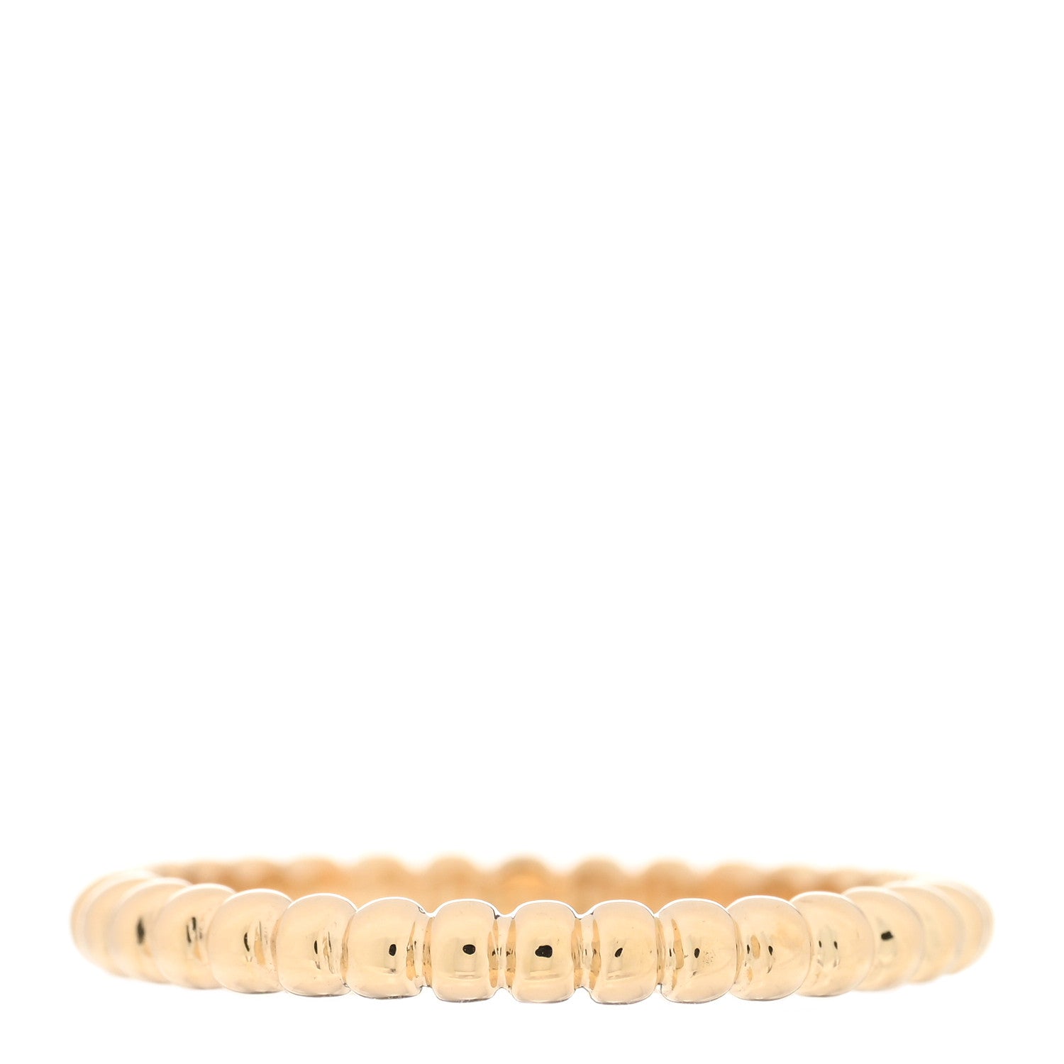 Van Cleef & Arpels 18K Yellow Gold Small Perlee Ring 49 4.75 3 of 5