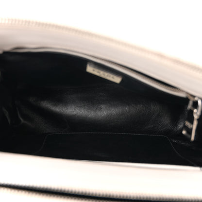 Prada Saffiano Lux Small Galleria Double Zip Tote White 5 of 12