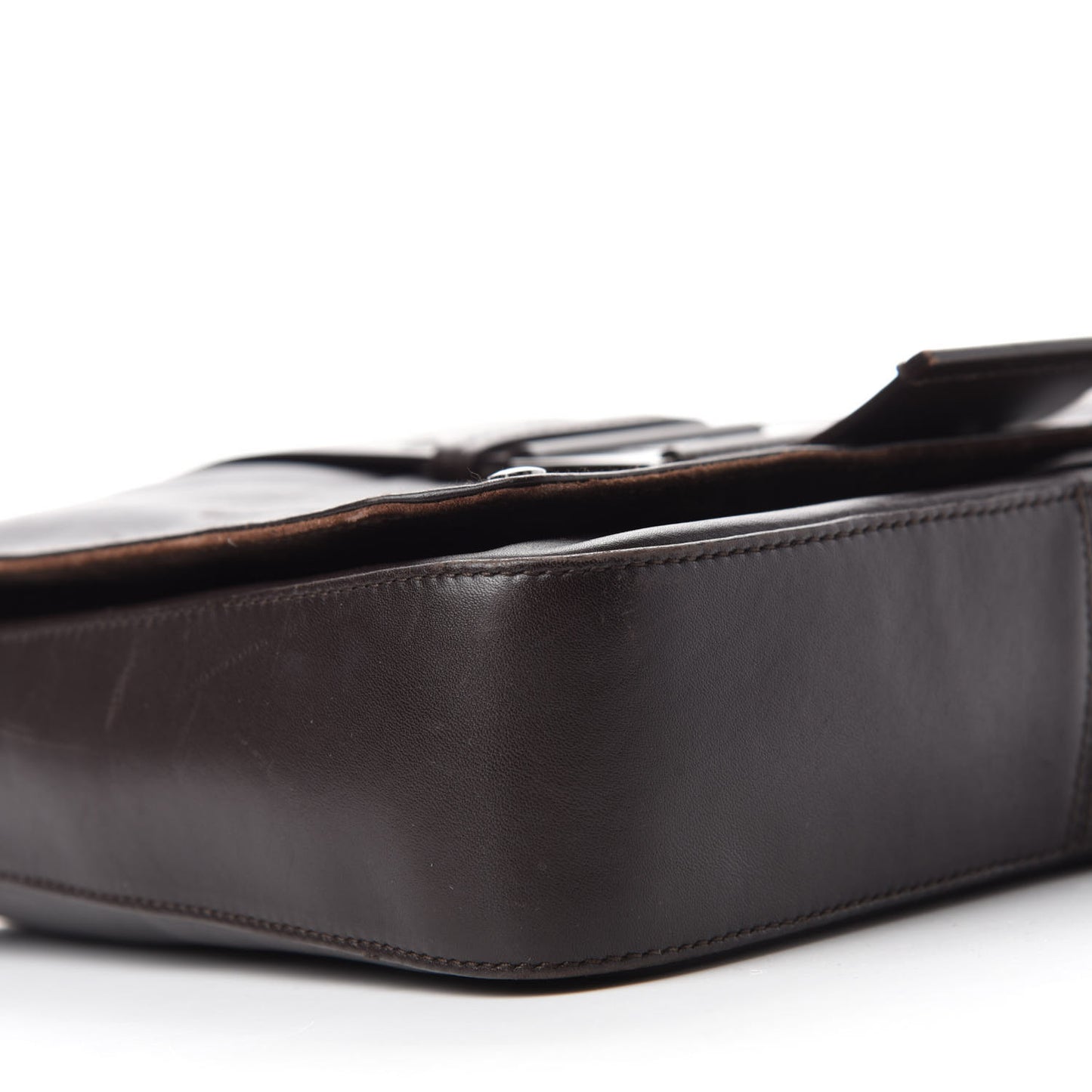 Calfskin Street Chic Messenger Brown