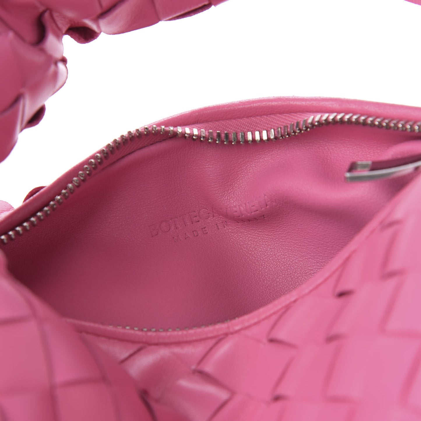 Nappa Intrecciato Mini Jodie Pink