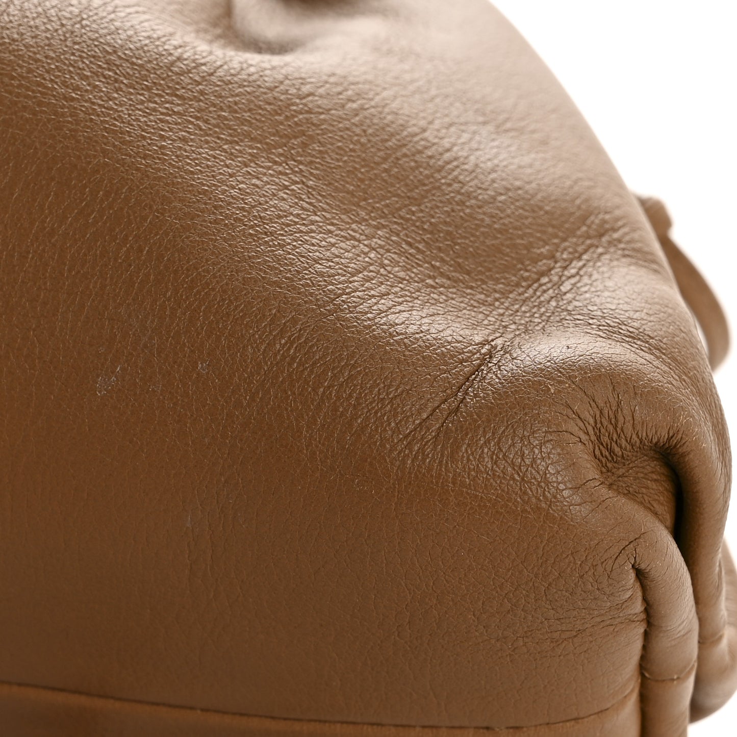 Butter Calfskin The Mini Pouch Teak