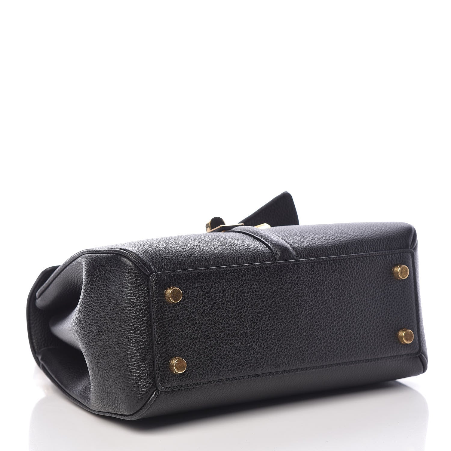 Celine Grained Calfskin Small 16 Top Handle Bag Black 4 of 12
