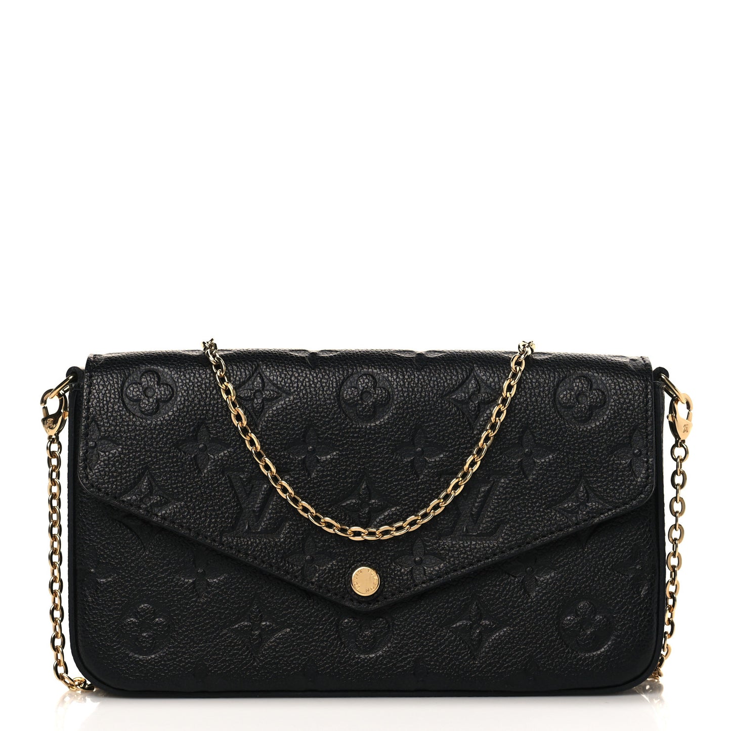 Empreinte Pochette Felicie Chain Wallet Black