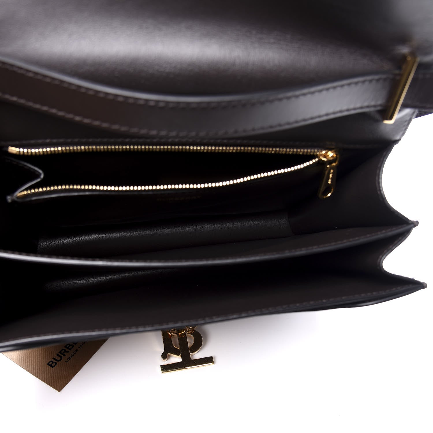 Burberry Calfskin Medium TB Bag Coffee 4 of 9