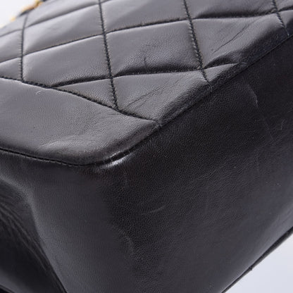 Chanel Lambskin Quilted Medium Single Flap Black 13 of 14