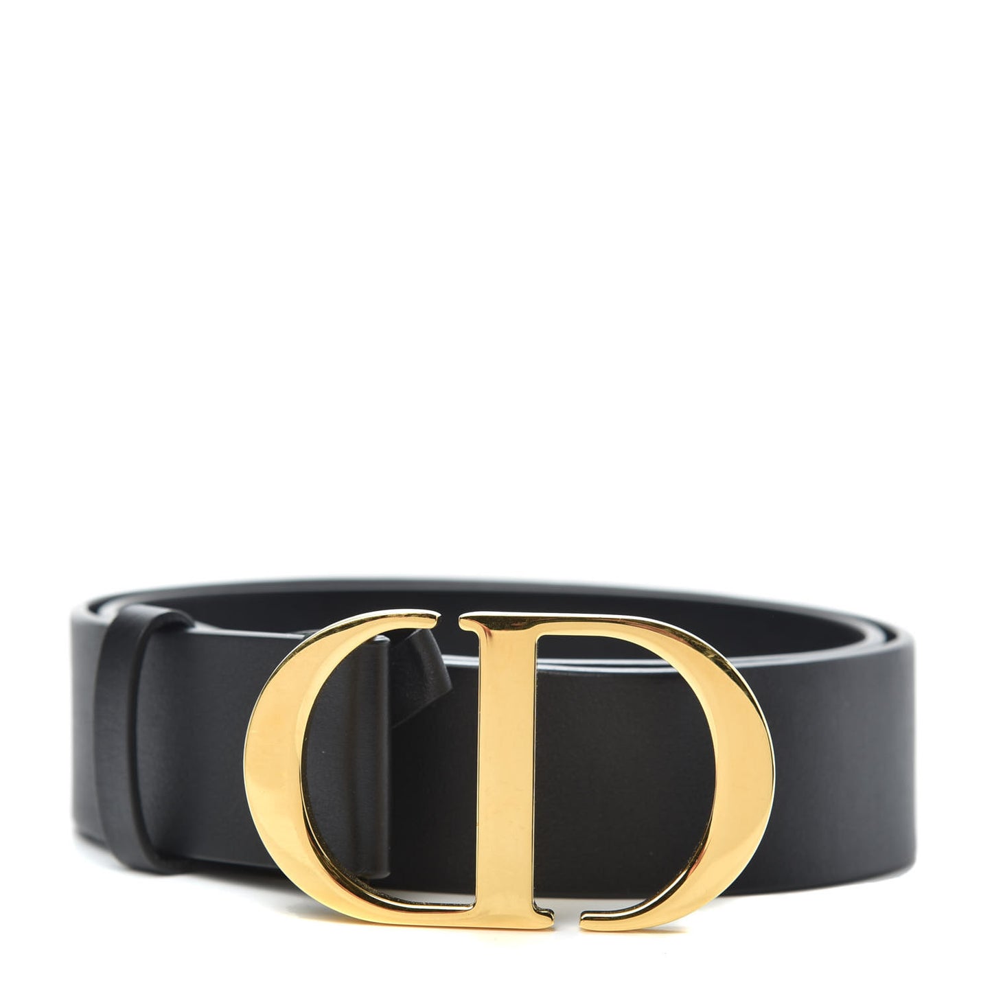 Calfskin CD Belt 85 Black