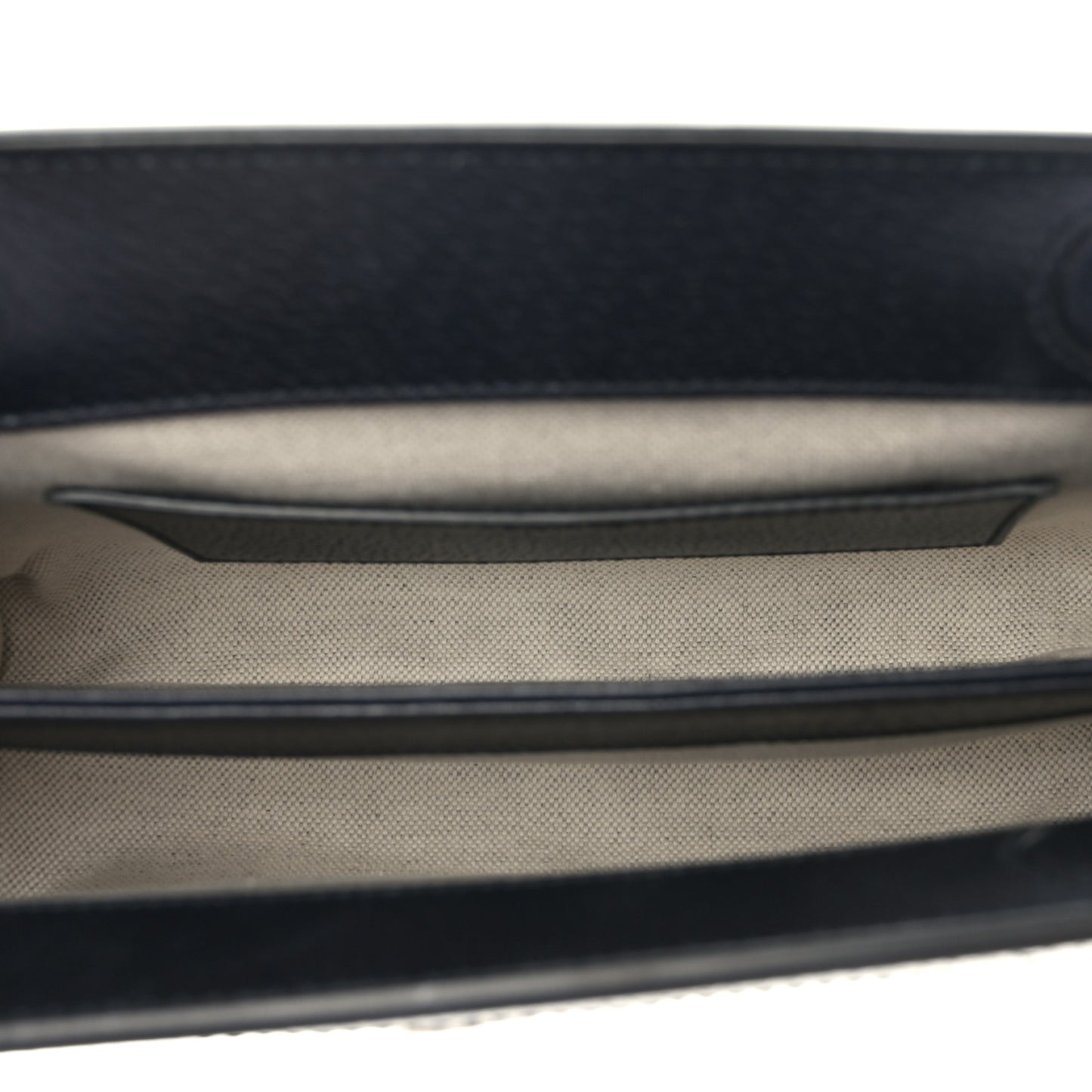 GG Supreme Monogram Textured Dollar Calfskin Web Small Ophidia Chain Shoulder Bag Beige Blue