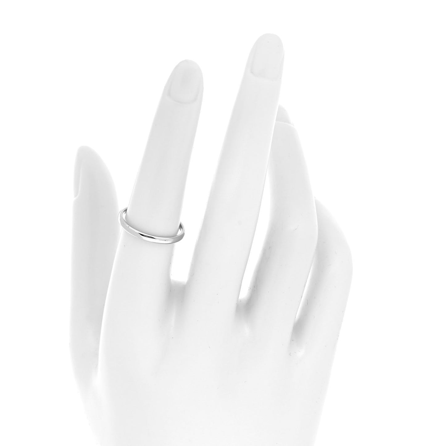 Platinum 2mm Classic Wedding Band Ring 54 6.75