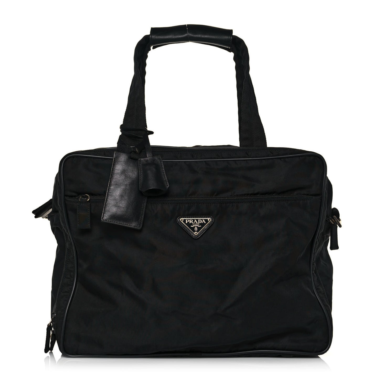 Tessuto Nylon Viaggio Travel Bag Black