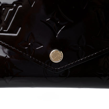 Louis Vuitton Vernis Jeanne Wallet Amarante 8 of 10