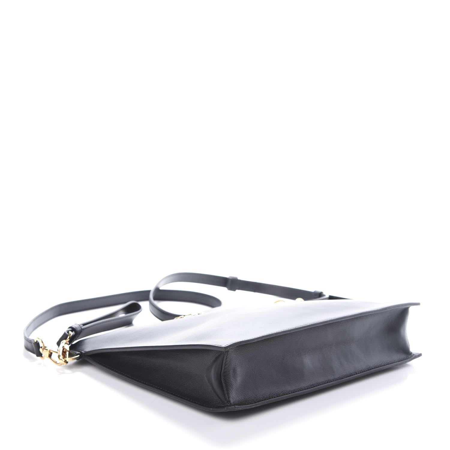 Versace Vitello Virtus Shoulder Bag Black 4 of 9