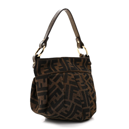 Fendi Zucca Mini Chef Hobo Tobacco 3 of 10