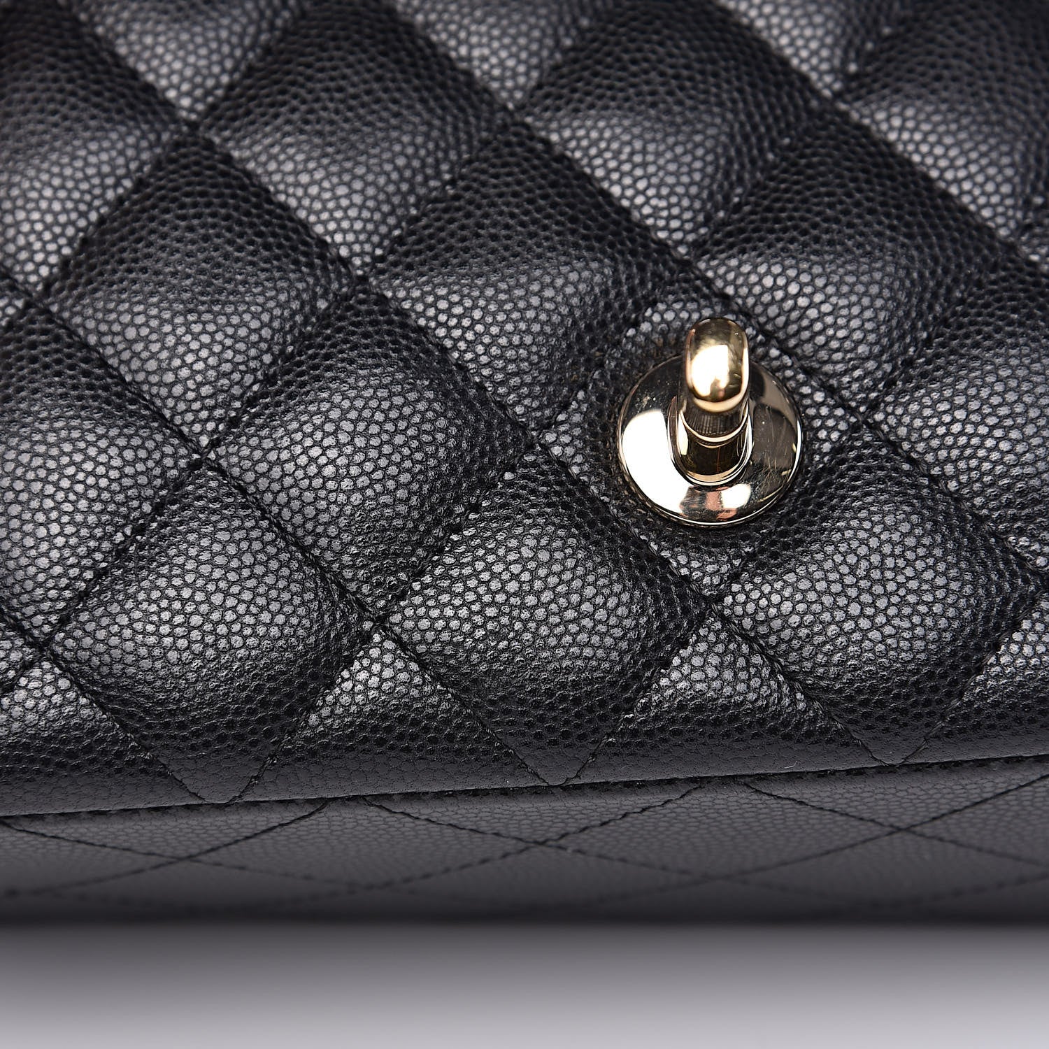 Chanel Caviar Quilted Mini Rectangular Flap Black 11 of 12
