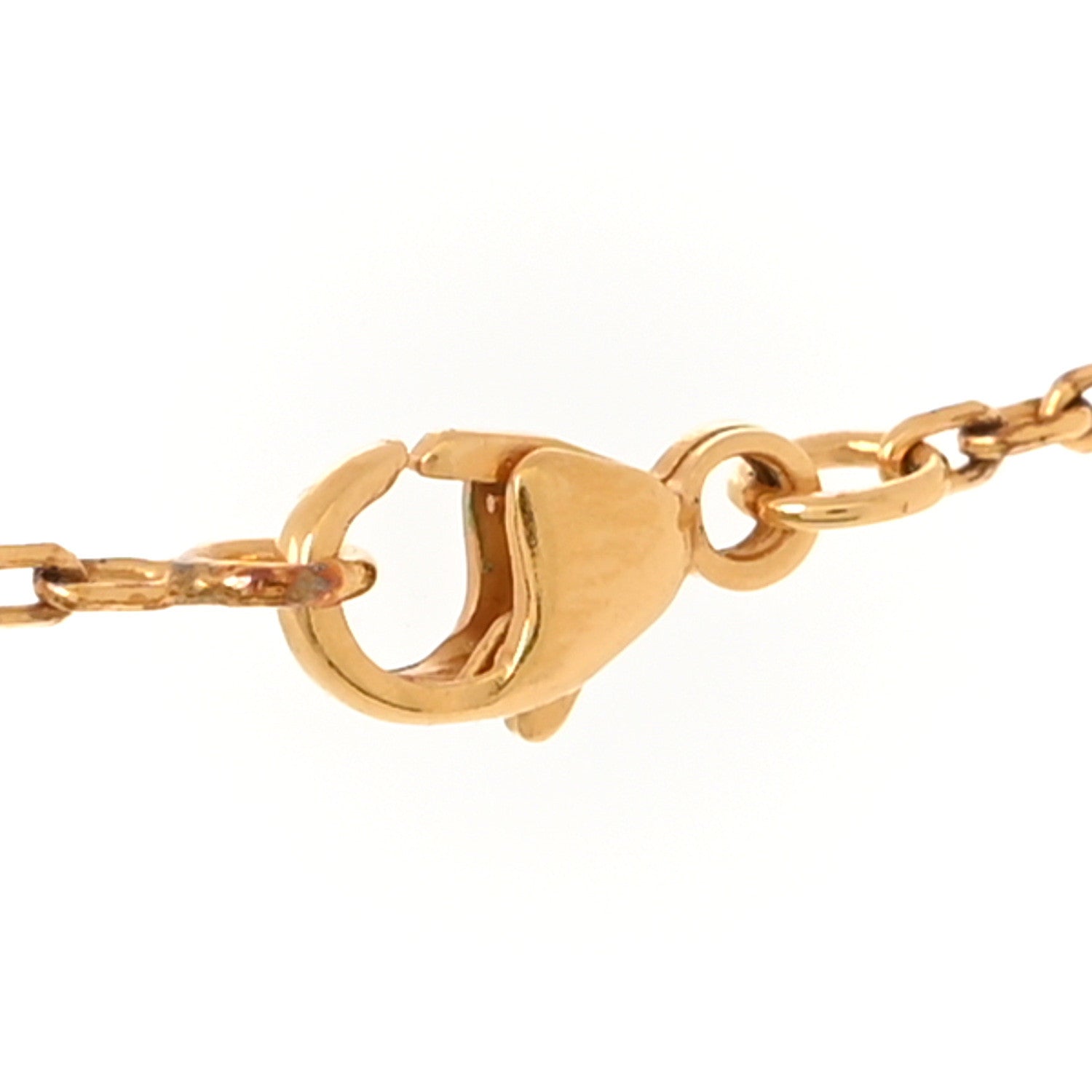 Hermes Lacquered Gold Mini Pop H Pendant Necklace Orange 4 of 5