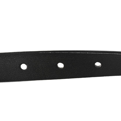 Louis Vuitton Calfskin Embossed LV Initiales 20mm Belt 75 30 Black 3 of 7
