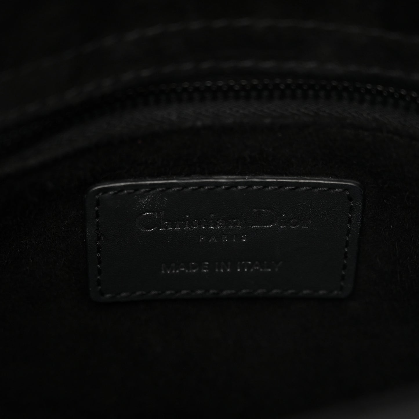 Ultra Matte Calfskin Cannage Small My ABCDior Lady Dior Black