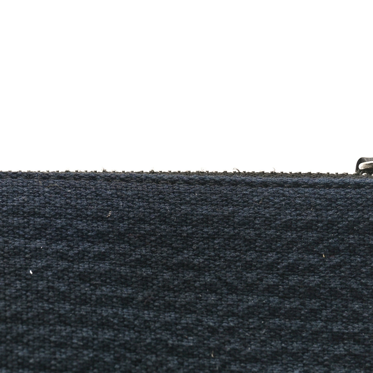 Mixed Fibers Small Deauville Pouch Blue