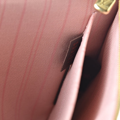 Louis Vuitton Damier Ebene Neverfull MM GM Pochette Rose Ballerine 8 of 10