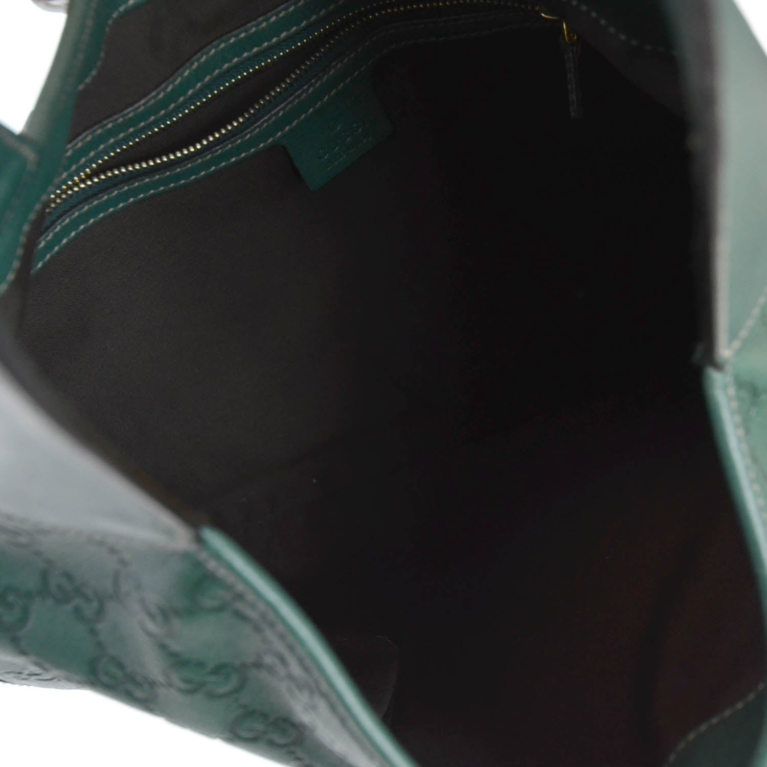 Gucci Guccissima Bouvier Hobo Dark Green 10 of 12