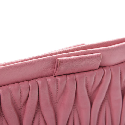 Miu Miu Nappa Matelasse Clutch 8 of 12