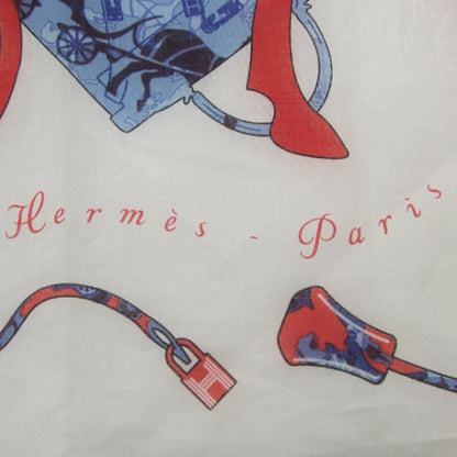 Hermes Cotton Scarf Kelly en Caleche 3 of 6