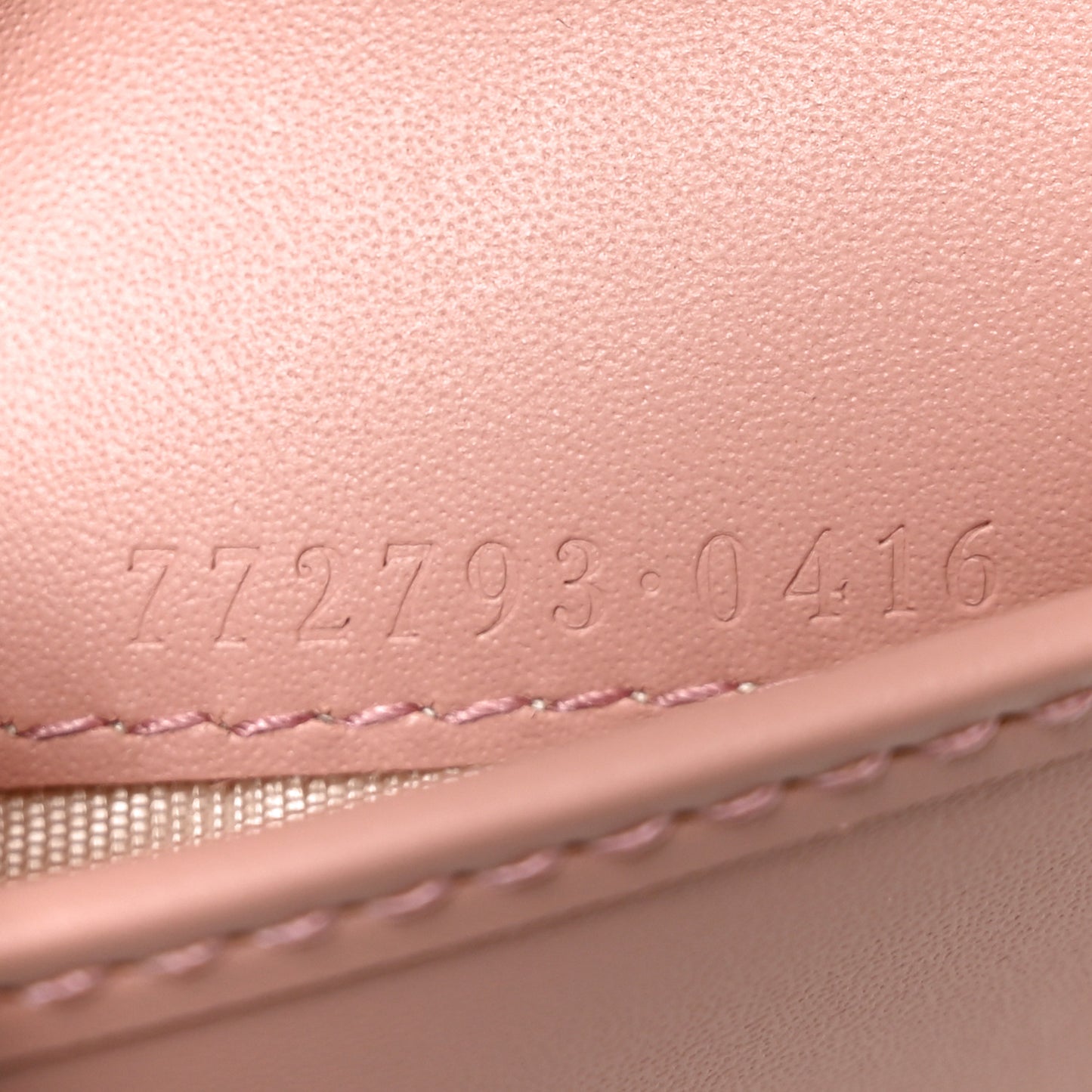 Gilbert Calfskin Jumbo GG Embossed Tri-Fold Wallet