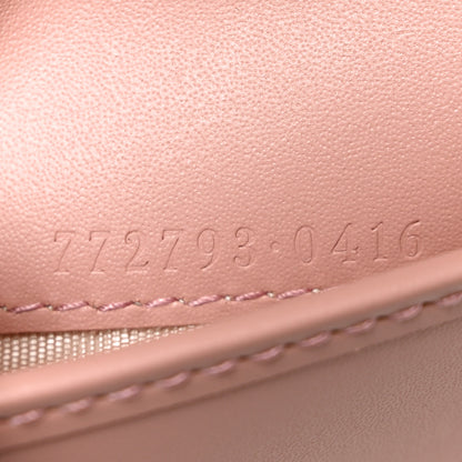 Gucci Gilbert Calfskin Jumbo GG Embossed Tri-Fold Wallet 7 of 8