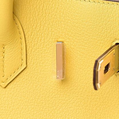 Hermes Taurillon Novillo Birkin 30 Jaune De Naples 25 of 36