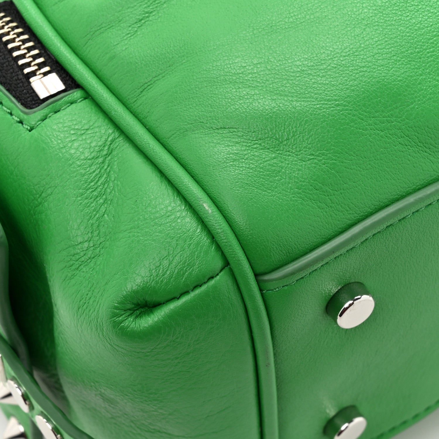 Marc Jacobs Mini Studded Pushlock Satchel Fern Green 1632159