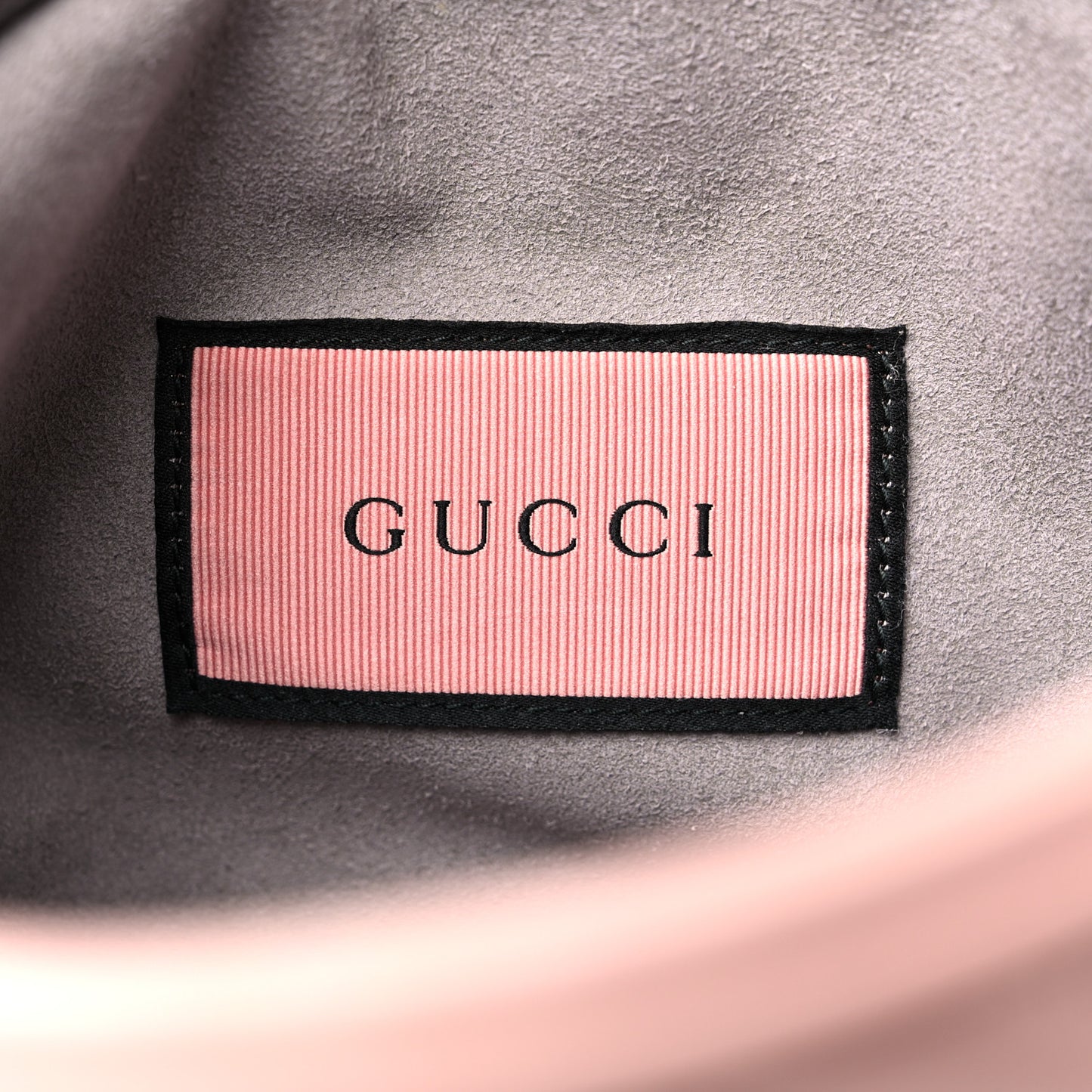 Calfskin Matelasse GucciGhost Small GG Marmont Chain Shoulder Bag Perfect Pink Rosa Ivory
