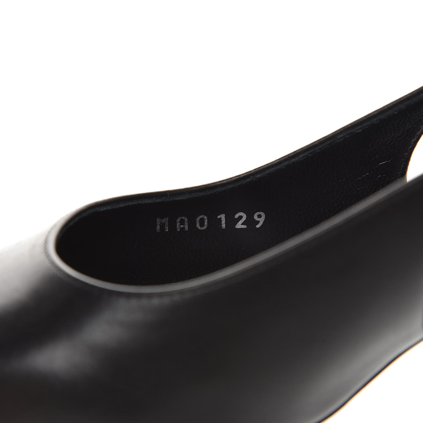 Calfskin Urban Twist Slingback Pumps 36 Black
