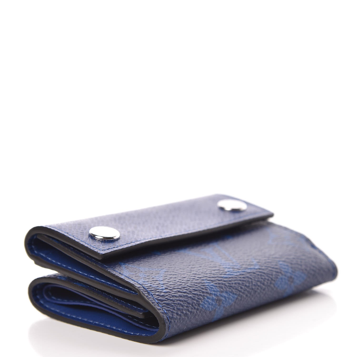 Louis Vuitton Monogram Taiga Discovery Compact Wallet Cobalt 4 of 8