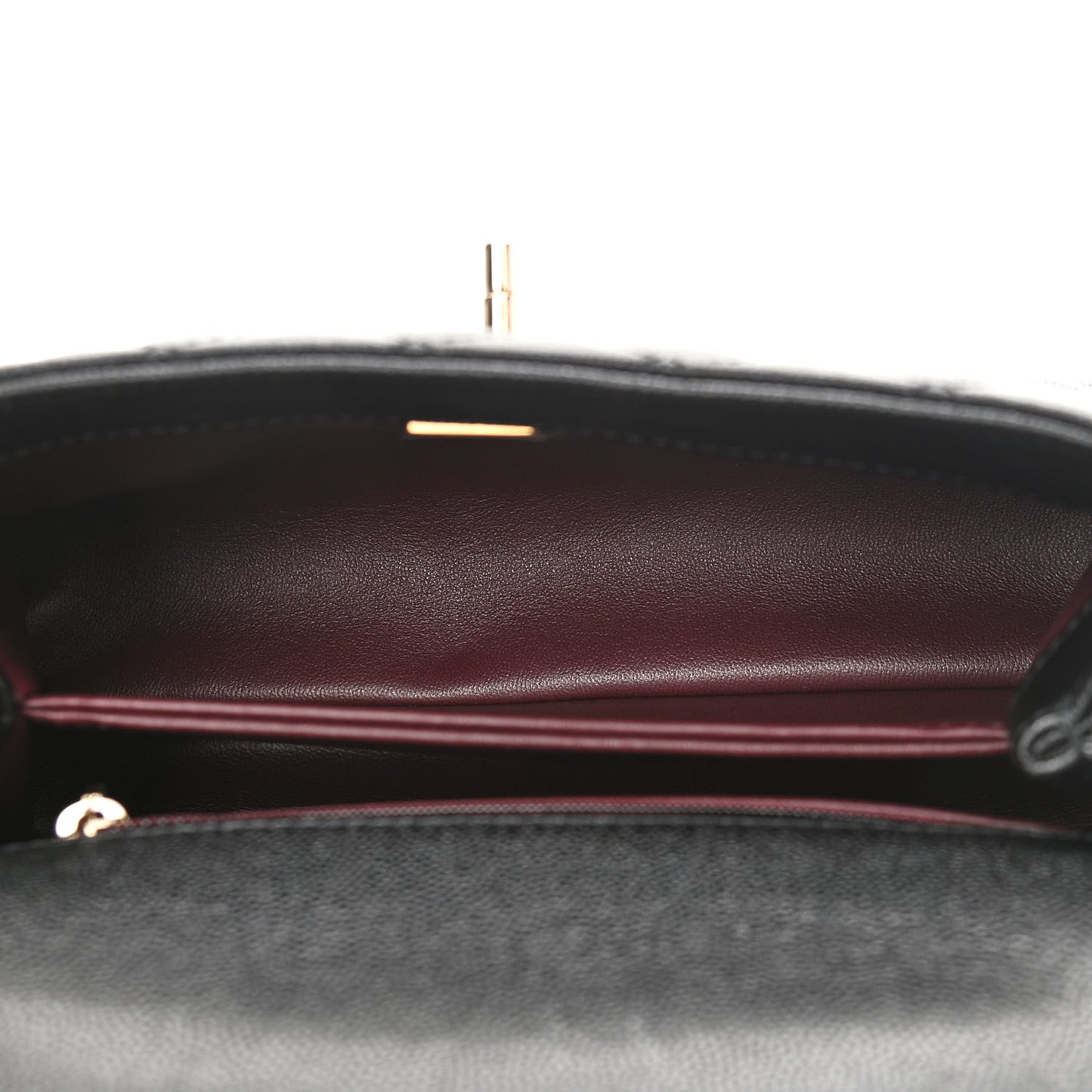 Caviar Quilted Mini Coco Handle Flap Black
