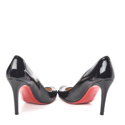 Christian Louboutin Patent Simple 85 Pumps 37.5 Black 10 of 11