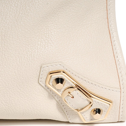 Balenciaga Chevre Gold Metallic Edge Hardware City Cream 8 of 14