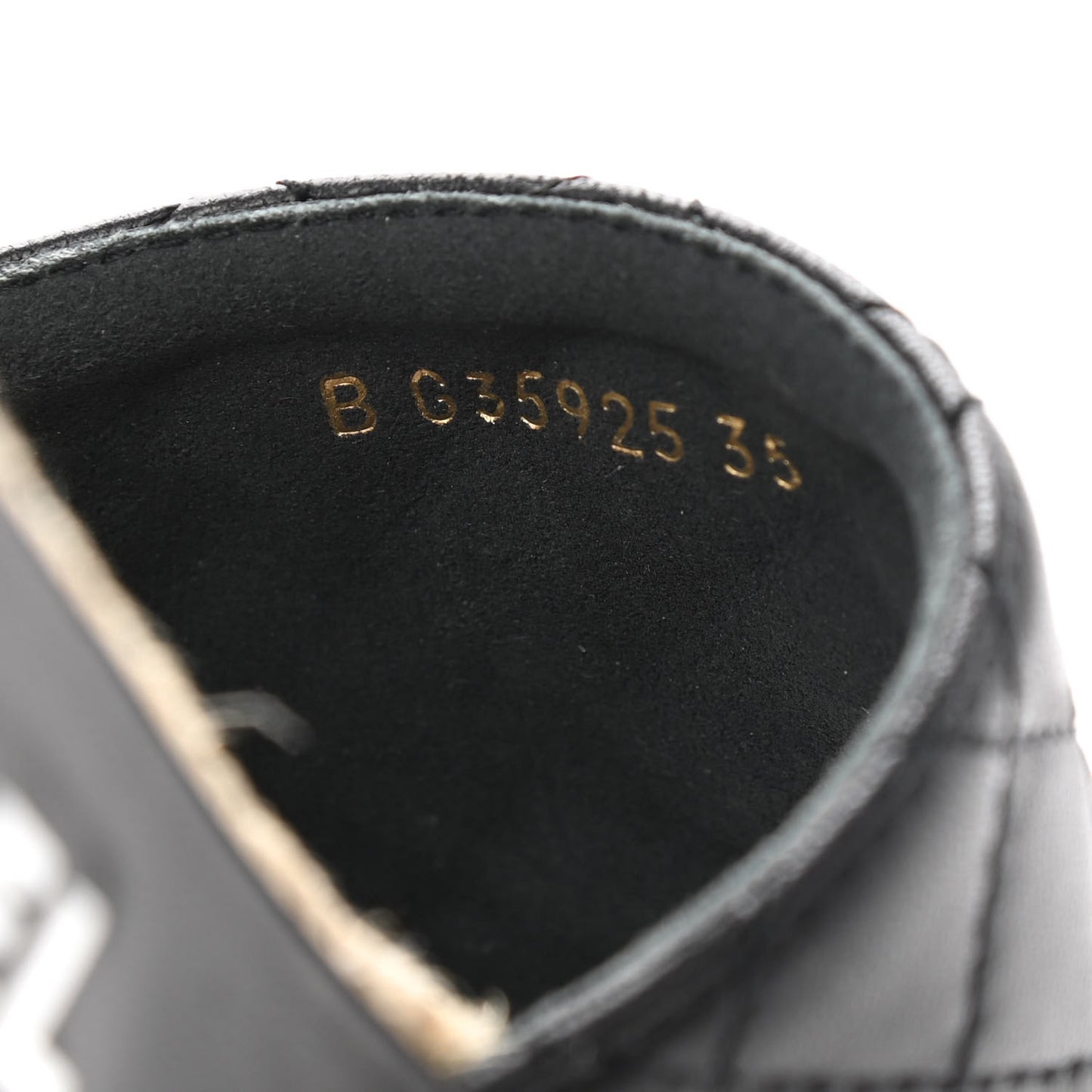 Lambskin Quilted CC Espadrille Slip On Sandals 35 Black