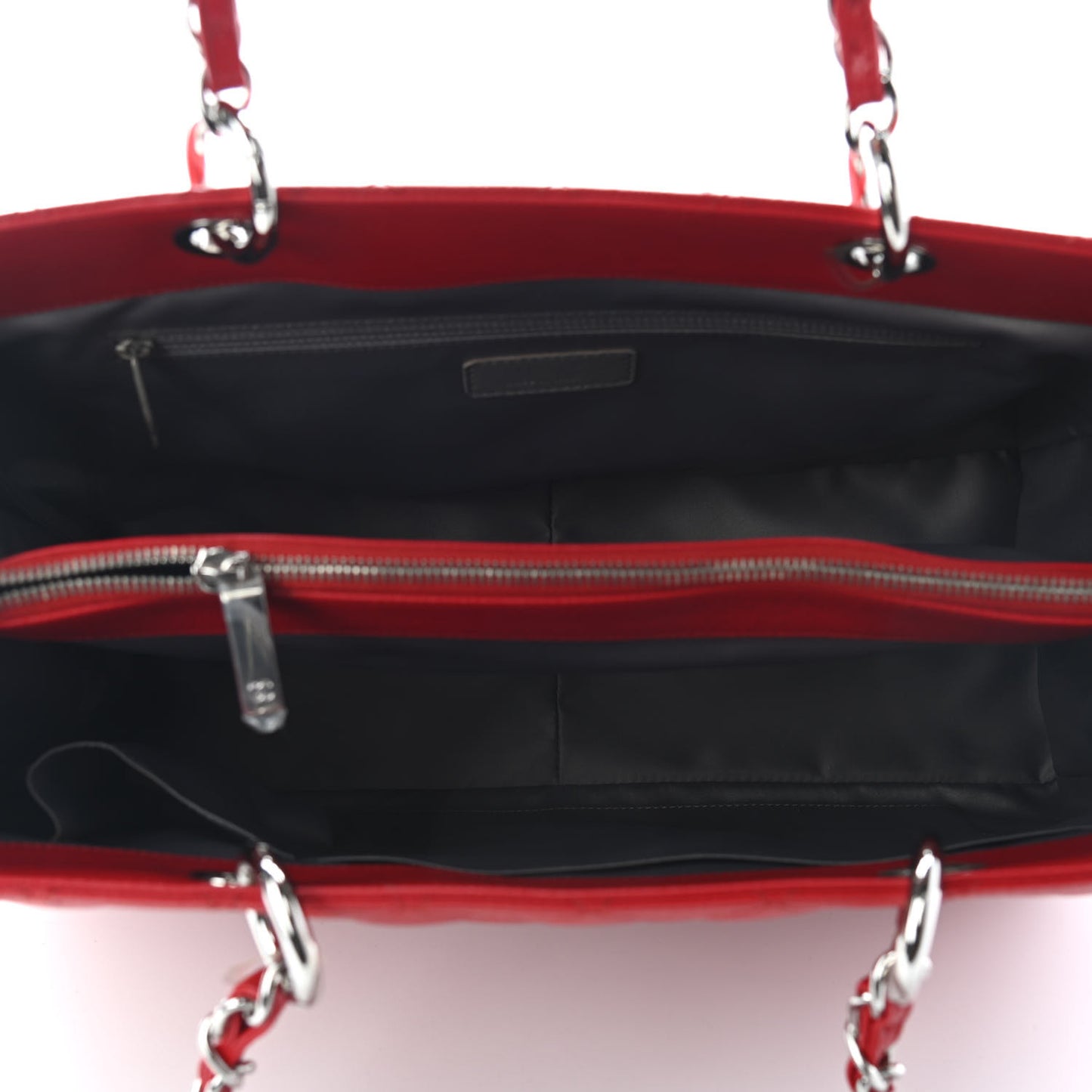 Caviar Quilted XL Grand Shopping Tote GST Red