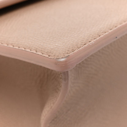 Christian Dior Grained Calfskin 30 Montaigne Chain Flap Bag Blush 12 of 18