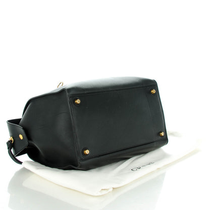 Celine Smooth Calfskin Medium Ring Bag Black 4 of 6