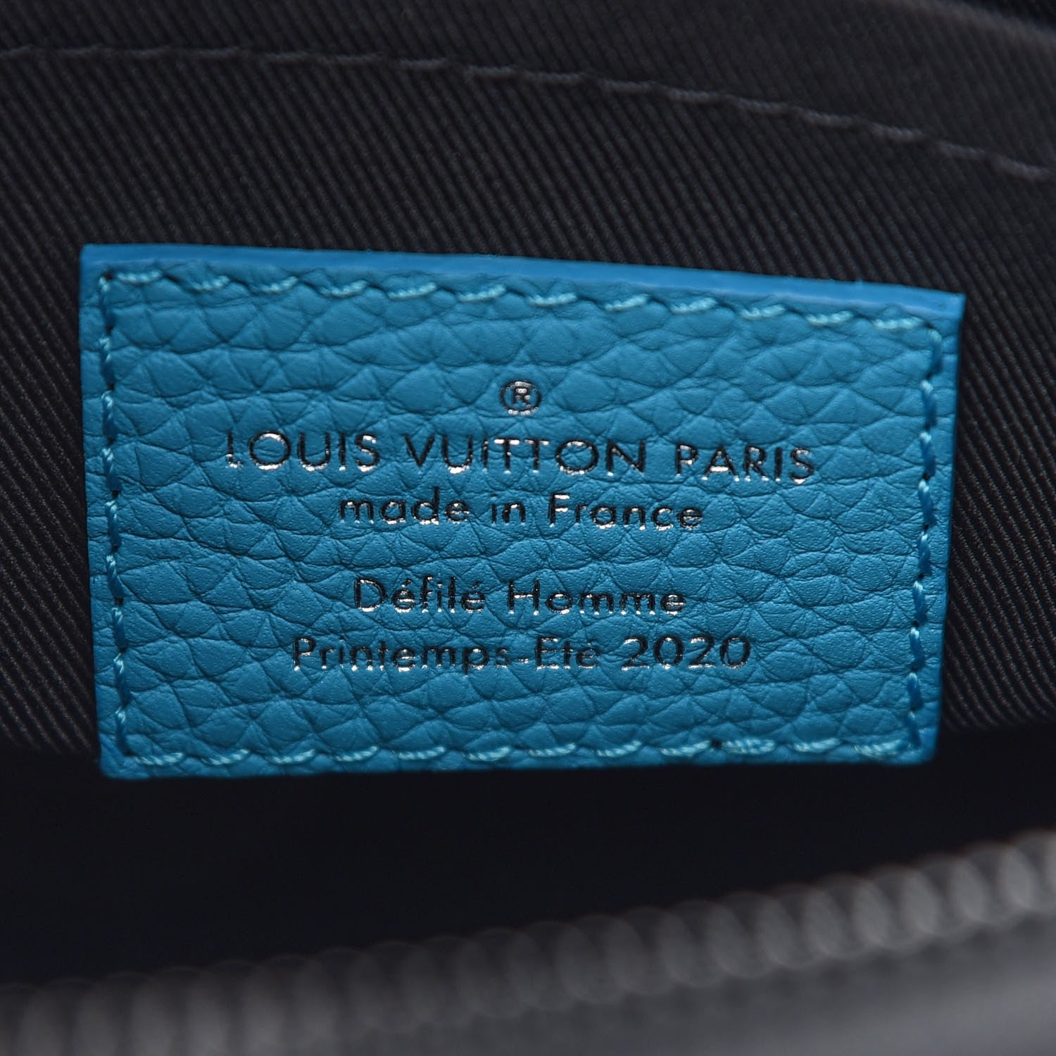 Louis Vuitton Taurillon Monogram Triangle Messenger Turquoise 6 of 8