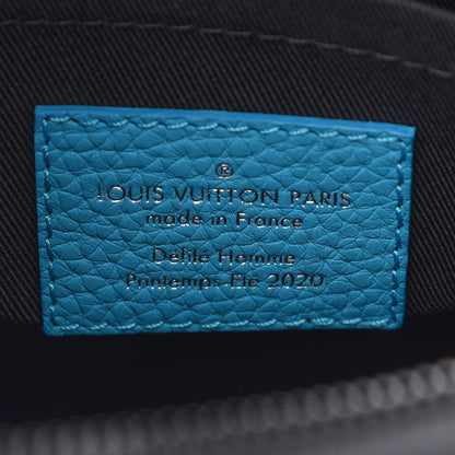 Louis Vuitton Taurillon Monogram Triangle Messenger Turquoise 6 of 8